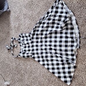 Black and white dress